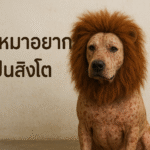 “หมาตัวหนึ่งที่อยากเป็นสิงโต”